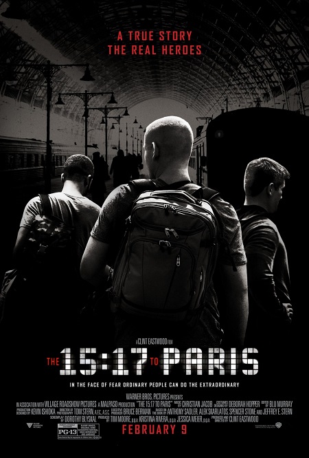 فیلم شماره 3 باکس آفیس: The 15:17 to Paris